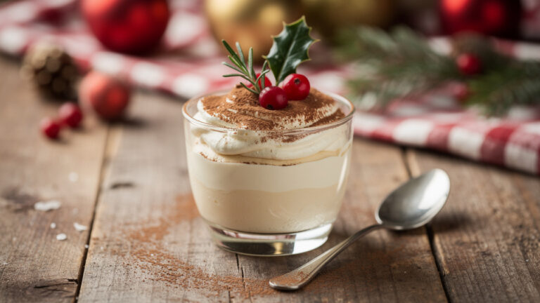 Il dolce al cucchiaio di Natale che puoi preparare in soli 15 minuti