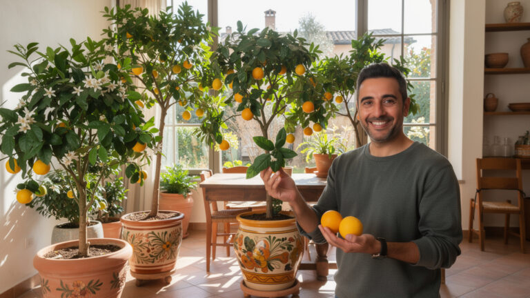 Il luogo perfetto per svernare i tuoi agrumi in vaso