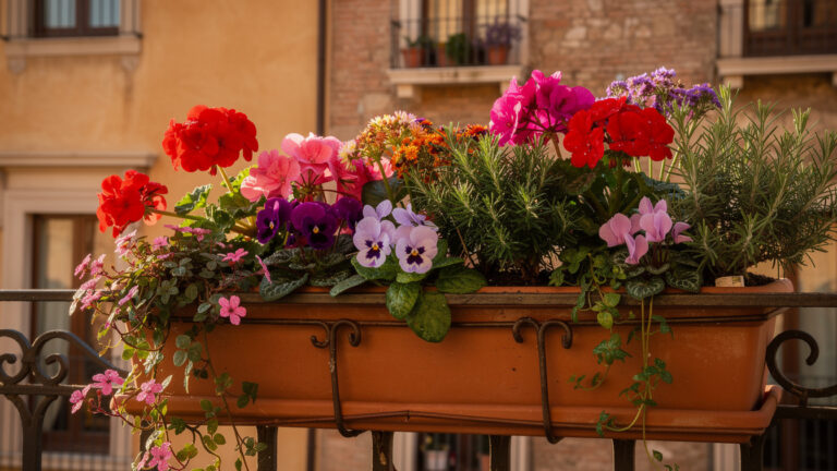 Il segreto per un terrazzo fiorito tutto l’anno, anche a dicembre