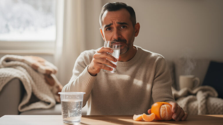 Il test rapido per sapere se stai bevendo abbastanza acqua in inverno