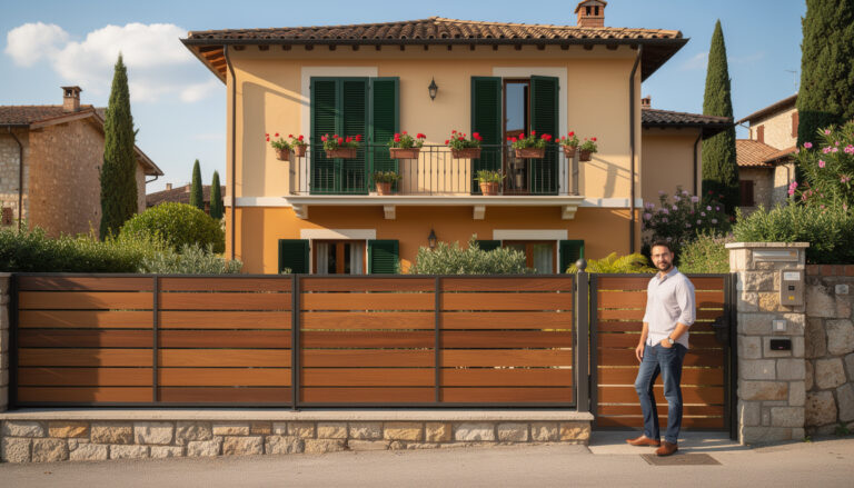 Il tipo di recinzione che garantisce la privacy e valorizza la casa