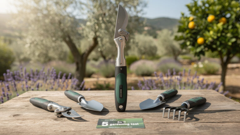 L’attrezzo multifunzione che sostituisce 5 strumenti da giardino
