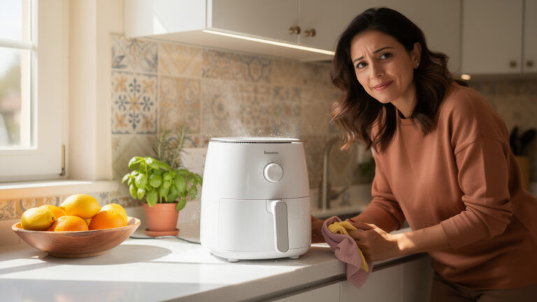 Perché la tua friggitrice ad aria puzza: il trucco per pulirla bene