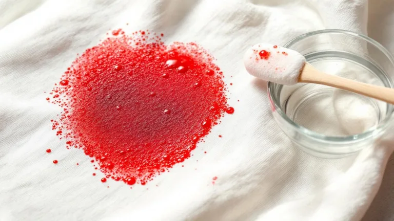 Né acqua fredda né sapone, questo metodo rimuove le macchie di sangue istantaneamente