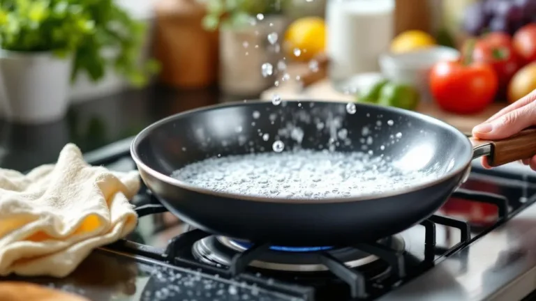 Né detersivo né spugna abrasiva, questo metodo mantiene l’antiaderente come nuovo