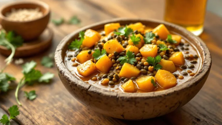 Né riso né pasta, questo stufato di lenticchie e patate al curry è perfetto