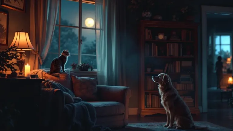 Perché i tuoi animali domestici si comportano stranamente di notte