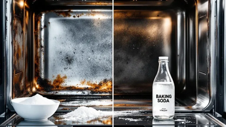Perché il bicarbonato e l’aceto puliscono il forno incrostato meglio dei detersivi