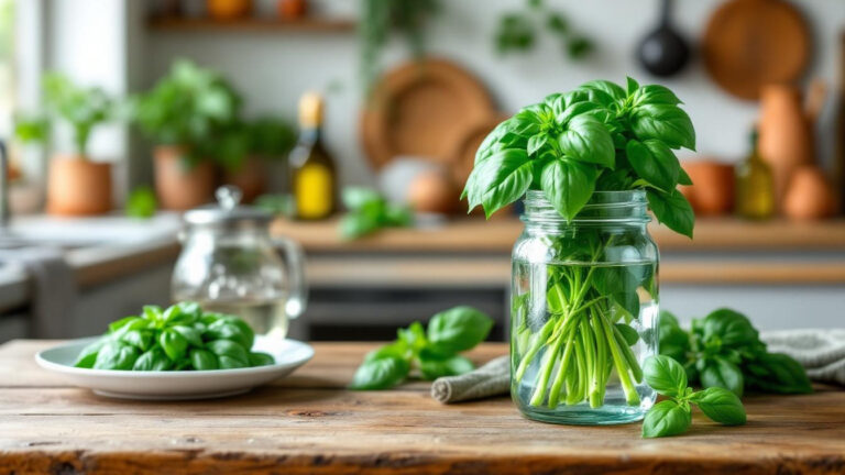 Un cuoco rivela come conservare il basilico fresco per settimane