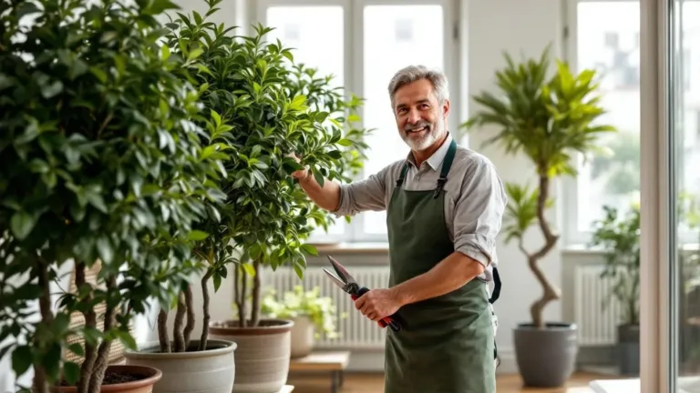 Un giardiniere rivela come coltivare alberelli ad alto fusto in casa