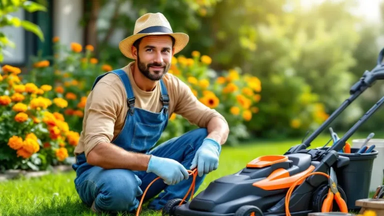 Un giardiniere rivela come evitare il groviglio di cavi del tosaerba elettrico