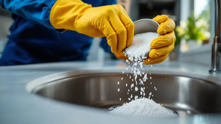 Un idraulico rivela come sturare le tubature con il sale in 5 minuti