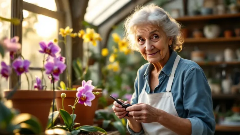 Una nonna giardiniera rivela il segreto per far rifiorire le orchidee