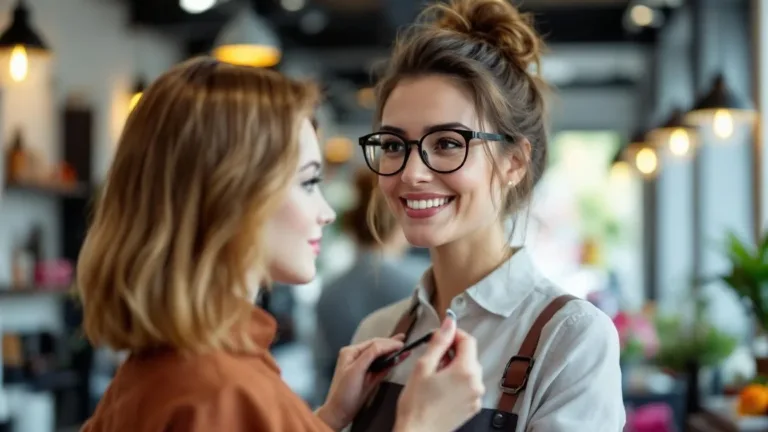 Una parrucchiera rivela quale taglio ringiovanisce le donne con gli occhiali