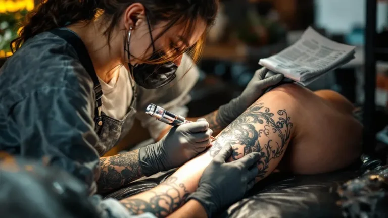 Una tatuatrice svela perché i tatuaggi su gambe e piedi durano di più